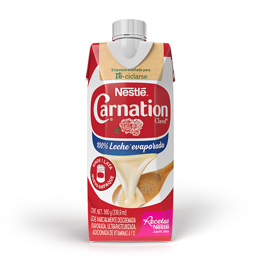 Leche Evaporada Nestlé Carnation Clavel Original 360g