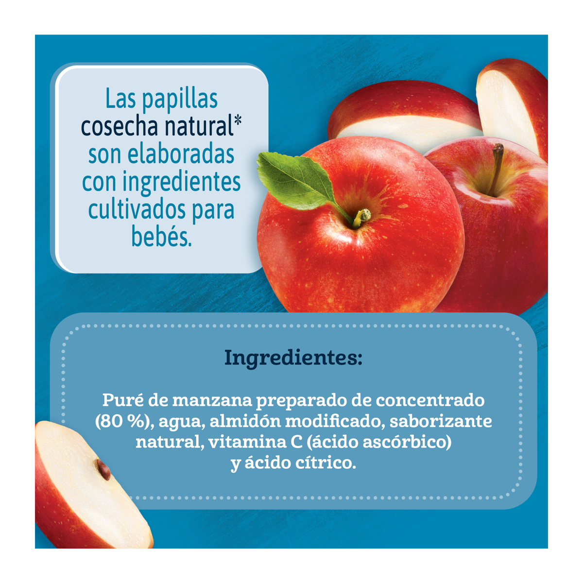 Papilla Gerber Cosecha Natural Manzana 100g