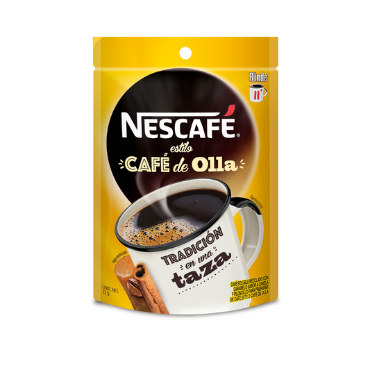Café Soluble Nescafé Estilo Café de Olla 22g