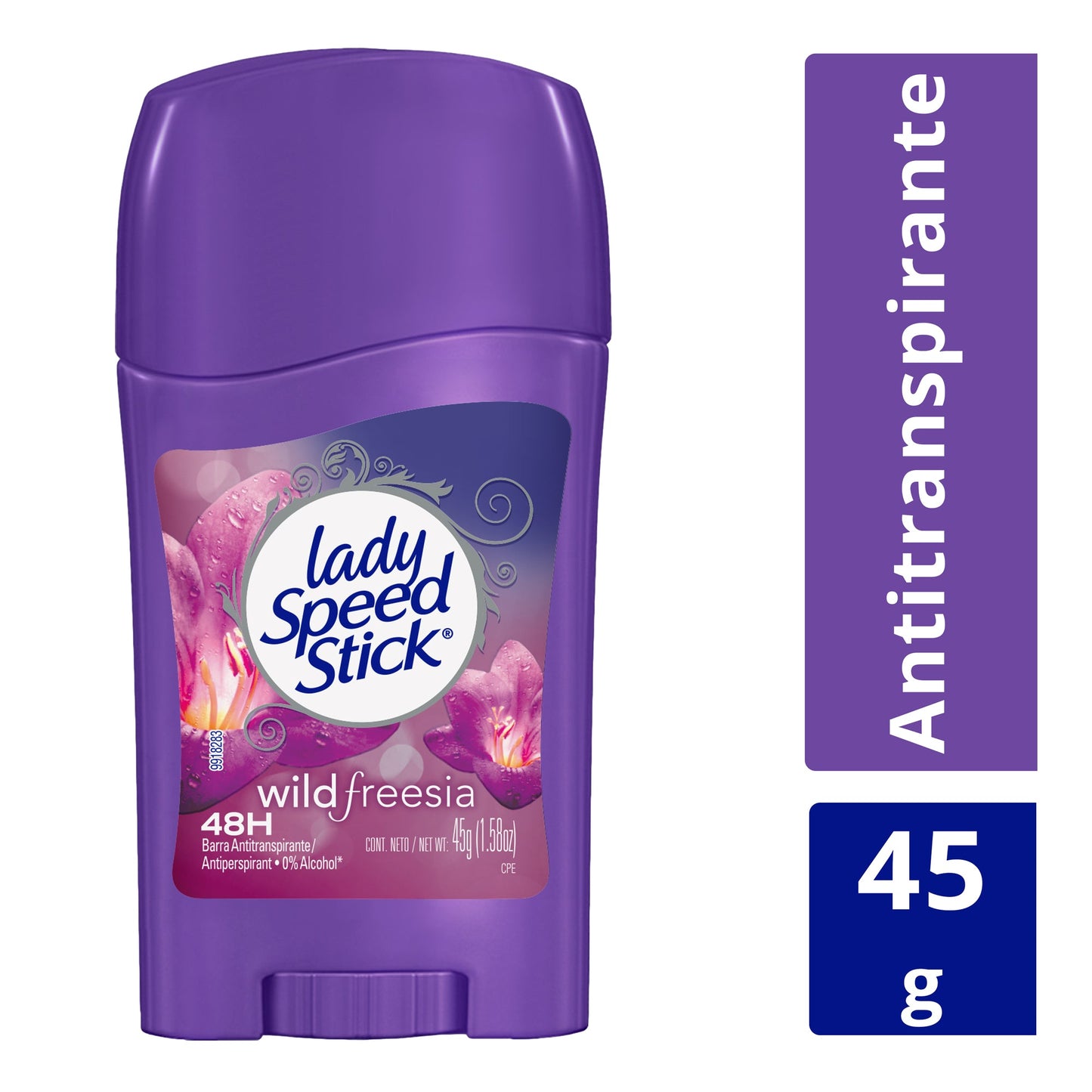 Antitranspirante Lady Speed Stick Invisible Wild Freesia en Barra, 45 g