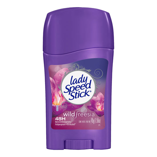 Antitranspirante Lady Speed Stick Invisible Wild Freesia en Barra, 45 g