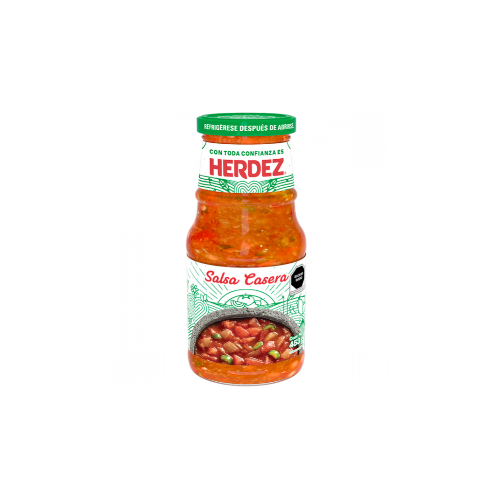 SALSA CASERA HERDEZ .453 ROJA (FCO)