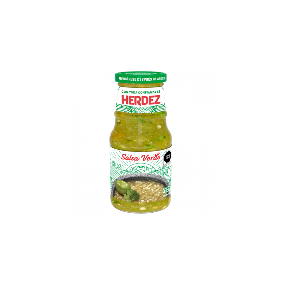 SALSA CASERA HERDEZ .453 VERDE (FCO)